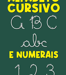 Alfabeto Cursivo E Numerais
