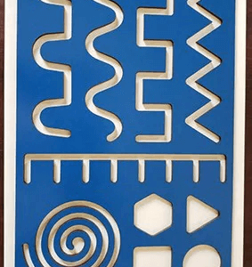 KIT PSICOMOTRICIDADE - PAINÉIS PSICOMOTORES, PAPEL E LÁPIS TRIANGULAR